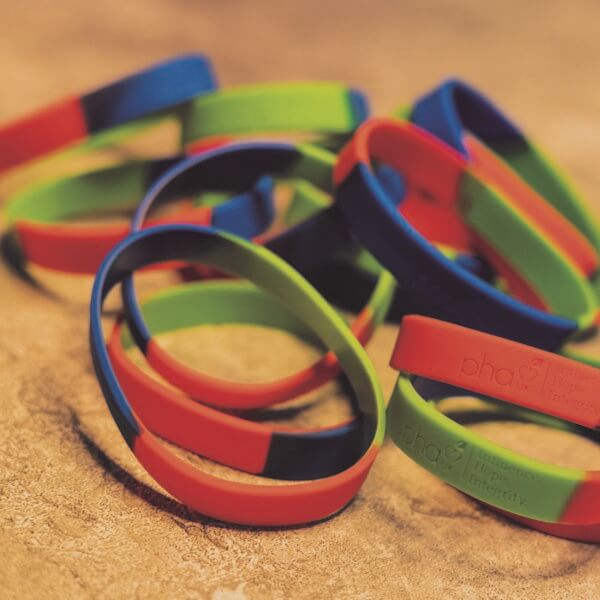 PHA UK wristbands (pack of 2)