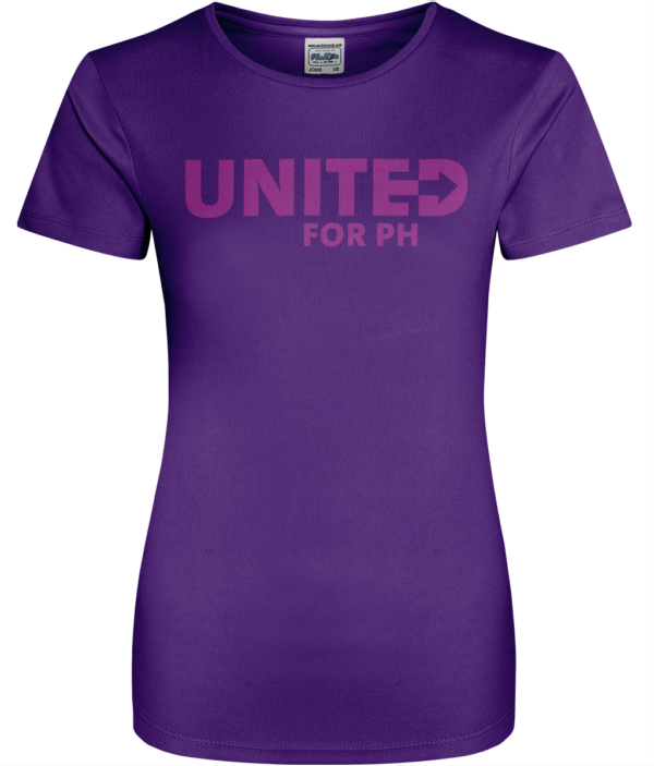 UNITED FOR PH keep-cool sports t-shirt - women's sizing, with lighter print