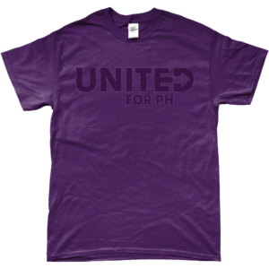 UNITED FOR PH cotton t-shirt - MALE sizing, with darker print