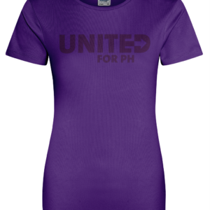 UNITED FOR PH keep-cool sports t-shirt - women's sizing, with darker print
