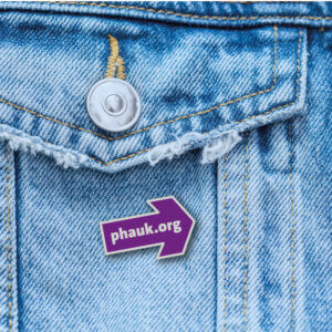 Enamel PHA UK pin badge